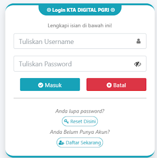 Register PGRI Tembalang - Persatuan Guru Republik Indonesia Cabang Tembalang